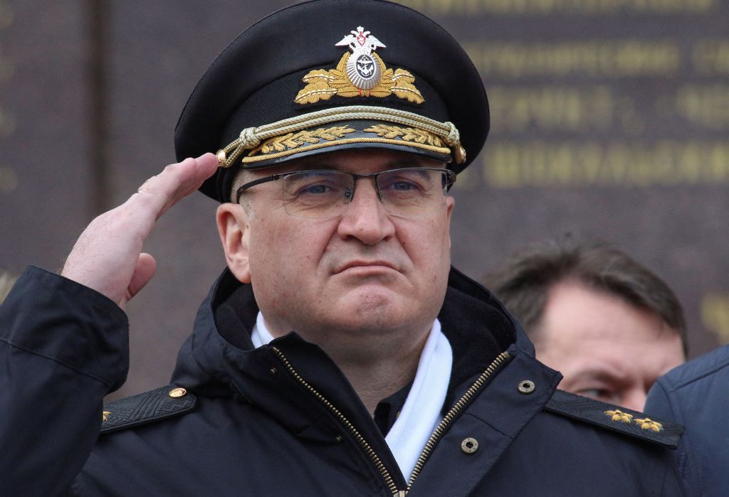黑海舰队指挥官奥西波夫（Igor Osipov）上将。（资料照/路透社）(photo:ChinaTimes)