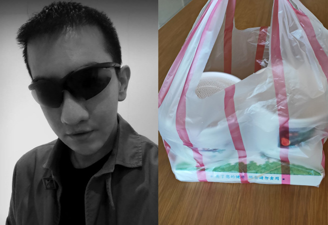 网红「黑心律师」杨律师（左）去年买自助餐时被警方违法盘查，报警提告却获检方不起诉处分。（合成图，翻摄脸书「杨律师」）