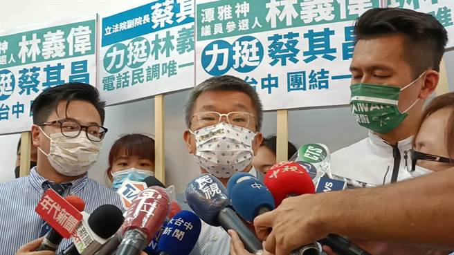 蔡其昌表示他已備戰很久，競選團隊將盡速成立。（陳淑娥攝）