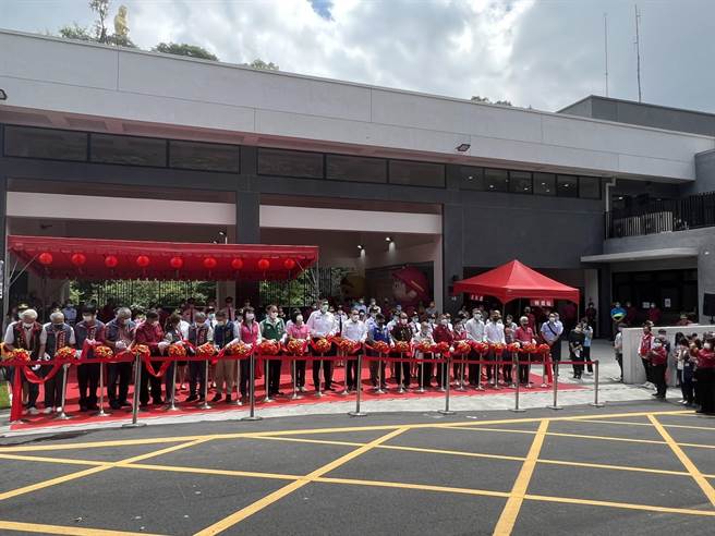 坪林消防分队及市民活动中心今落成启用。（王扬杰摄）