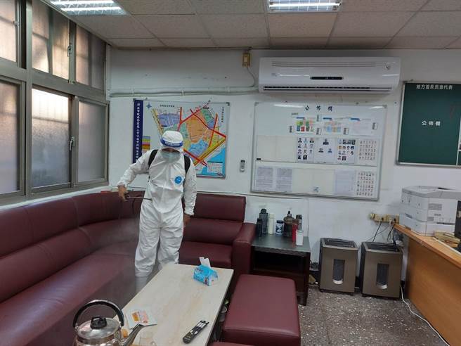 三重警分局日前已完成派出所办公厅舍全面清消。（警方提供）