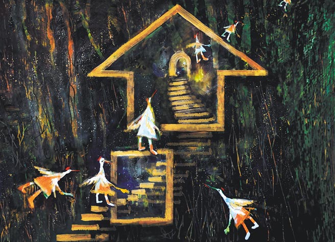 《精灵的圣殿》图／梁叔爰