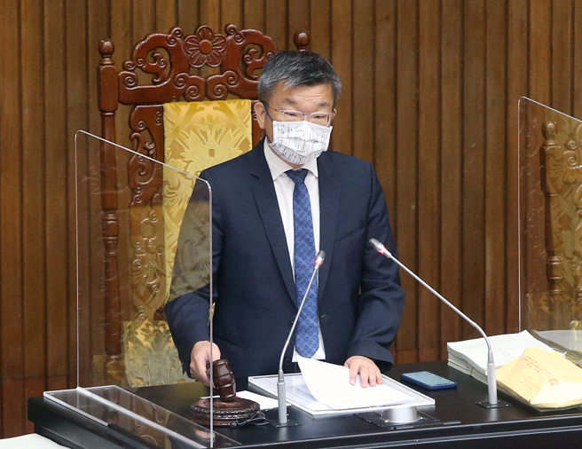 立法院副院長蔡其昌確定代表民進黨參選台中市長，藍綠在台中的選戰開始起跑。(圖/趙雙傑攝)