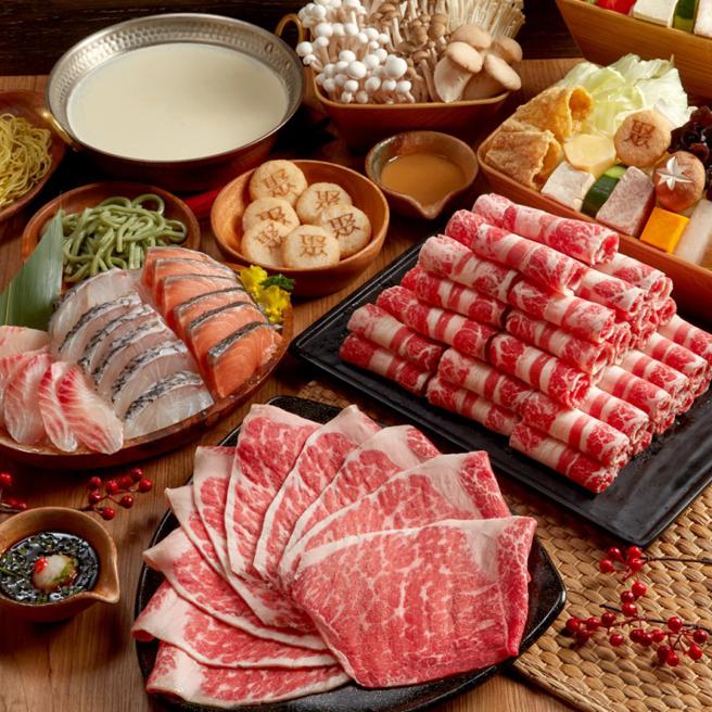 （王品集團4大鍋物品牌推出母親節外帶組合，圖為「聚」火鍋肉肉套餐。圖／王品集團提供）