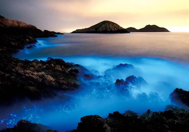 每年有成千上萬旅客造訪馬祖，一睹藍眼淚風采。（易遊網提供／陳祐誠傳真）