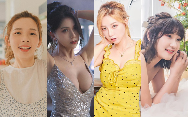 蔡阿嘎找路人民调，票选出YouTuber界「最佳儿媳」。（图／奎丁、蕾菈、爱莉莎莎、滴妹facebook）