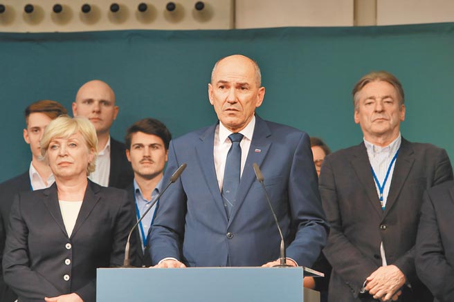 斯洛维尼亚大选，对台友好的现任总理杨萨寻求连任失利。（新华社）