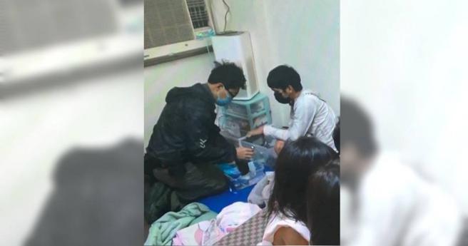 高雄1名2月大男婴猝死，相验后赫然发现男婴体内有毒品反应，检警成立专案小组前往搜查。（图／翻摄画面）