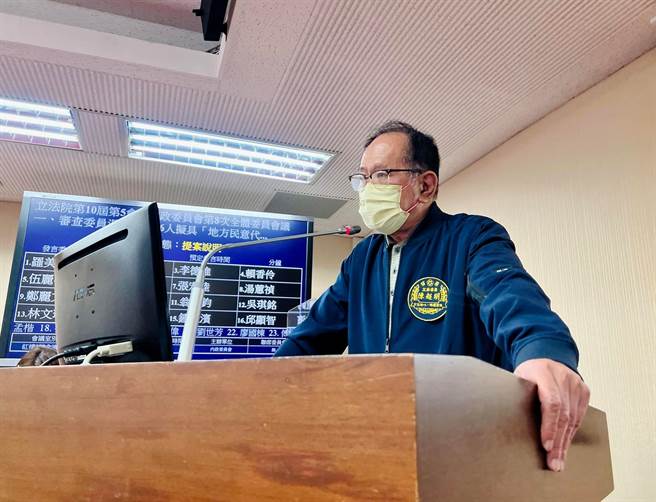 立委陳超明表示，即日起取消行程改居家辦公。（摘自陳超明臉書／李京昇苗栗傳真）