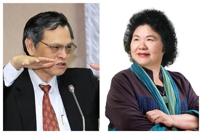 国安局长陈明通（左）和监察院长陈菊（右）。（中时资料照，合成照）