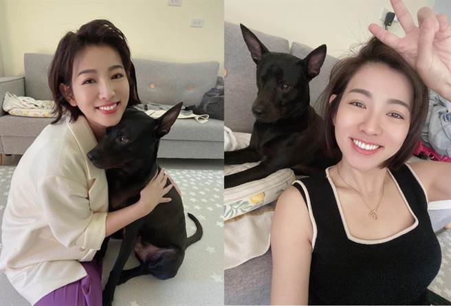 爱狗的米可白挑选交往对象也一定要爱狗。（摘自脸书）