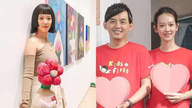 女星孟耿如(左)辛苦怀胎数月，爱女黄玉米终于即将出世。(右为黄子佼.图/本报系资料照)