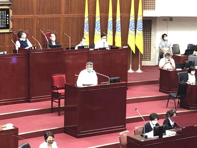 台北市長柯文哲今赴議會備詢。（楊亞璇攝）