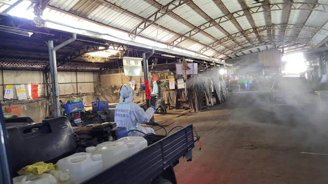 屏縣府公布確診者重點足跡，且已完成清消。(屏縣府提供)