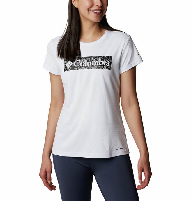 W Cirro Ice Graphic SS Crew-UPF50 酷凉快排短袖上衣，2080元。（俊岳提供）