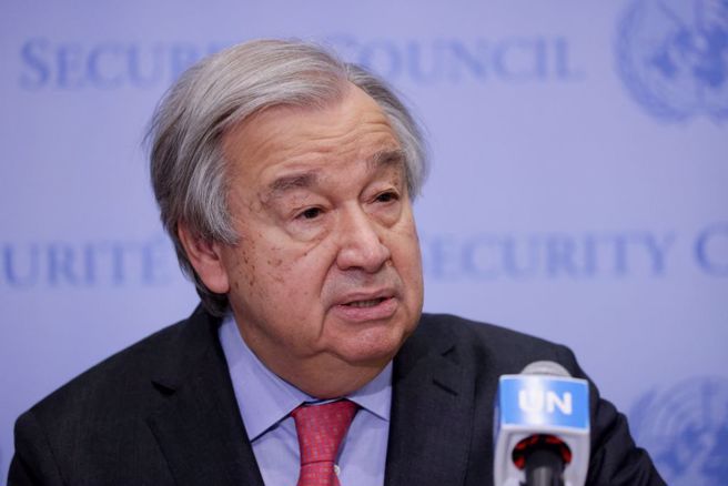 联合国秘书长古特瑞斯（Antonio Guterres）。(图／路透社)