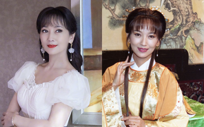 赵雅芝以优雅美貌与精湛演技闻名。（图／微博、蔡宜谋摄）