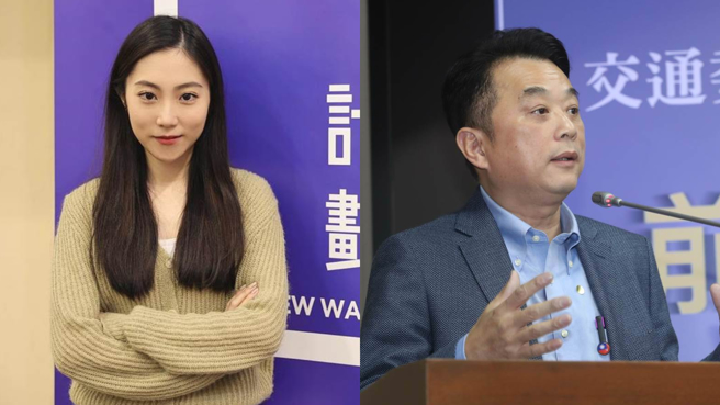 拟参选新店大文山选区市议员的「侯家军」蔡畹蓥（左）确诊，国民党立委鲁明哲（右）日前也宣布进行居隔自主健康管理。（合成图／翻摄自蔡畹蓥脸书、刘宗龙摄）