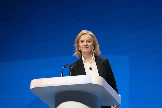 英國外交大臣特拉斯（Liz Truss）。（圖／美聯社）