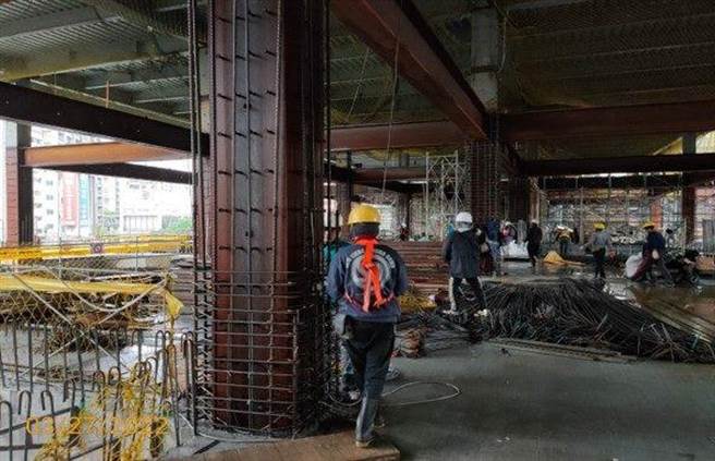 南门市场改建统包工程爆移工群聚，图为示意图。（摘自北市新建工程处官网）