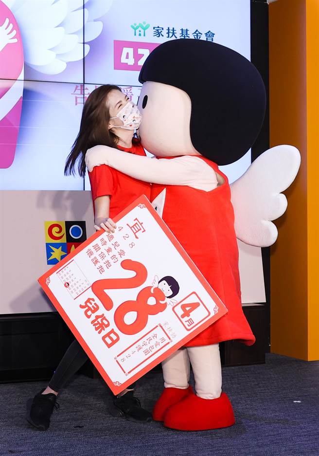 许玮宁担任家扶基金会428儿童保护日活动大使。（罗永铭摄）