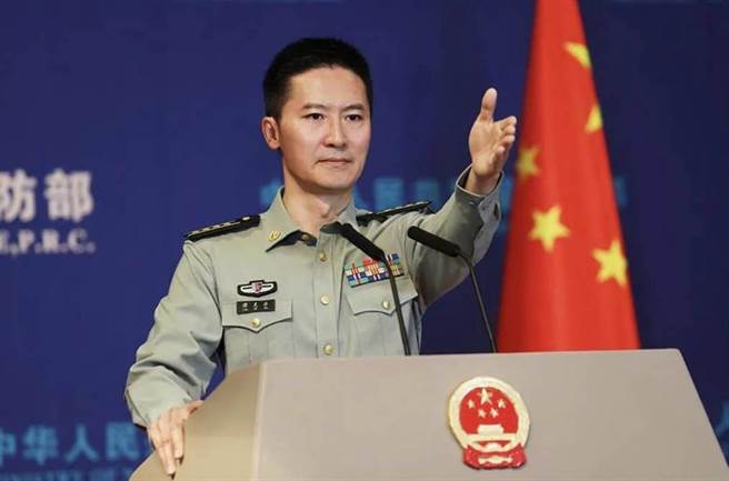 大陆国防部发言人谭克菲。（图／取自大陆国防部官网）