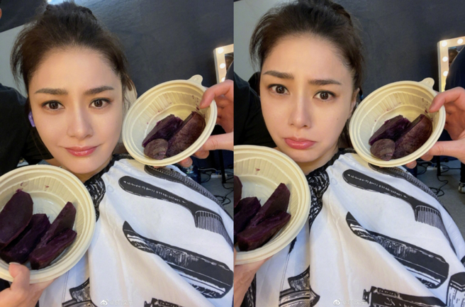 阿娇26日公开超自虐瘦身餐，粉丝看了很心疼。(图/ 摘自锺欣潼微博)