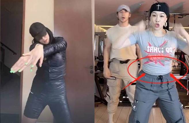 鍾麗緹頻被指身材走樣。(圖／取自微博)