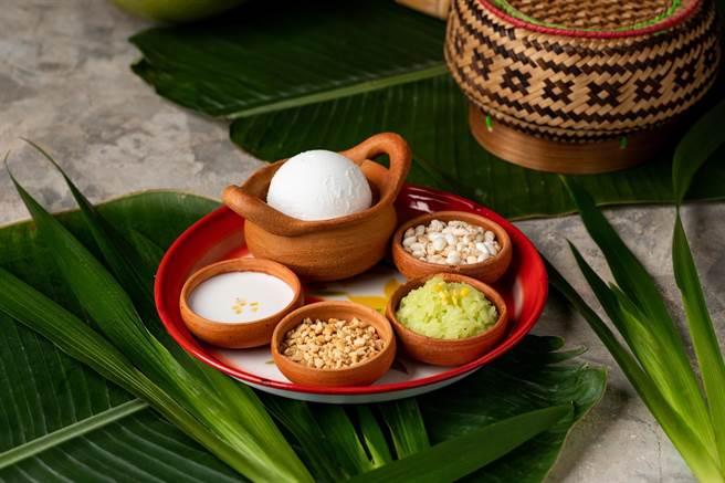 帕泰家椰子冰淇淋138元。（豆府餐饮集团提供）