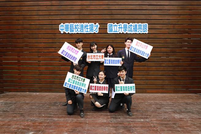 中华艺校11人录取国立大学。(校方提供)