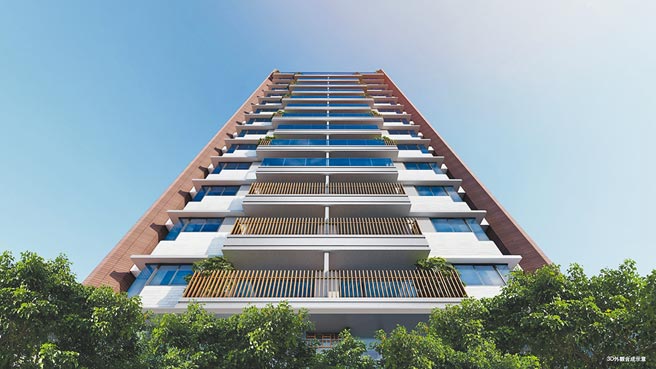 「坤辰中正峯华」为彰化火车站特区、中正路核心地段，近年唯一新大楼案。图／业者提供