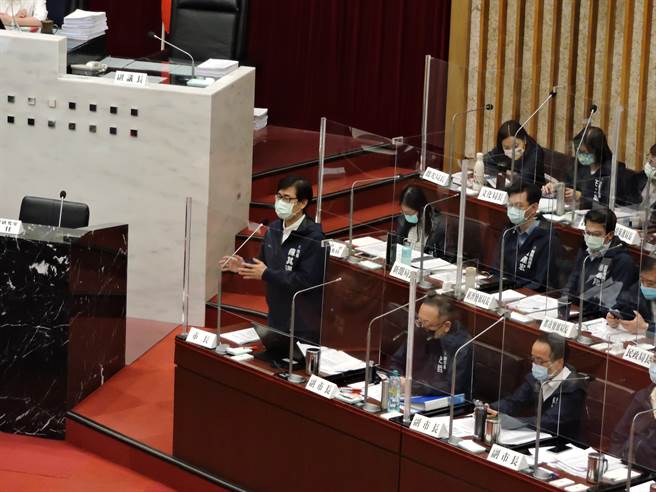 高雄市长陈其迈。（洪靖宜摄）