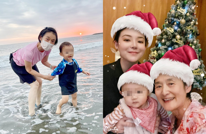 譚艾珍和歐陽靖跟新醬近年搬到台南生活。（圖／翻攝自譚艾珍臉書）