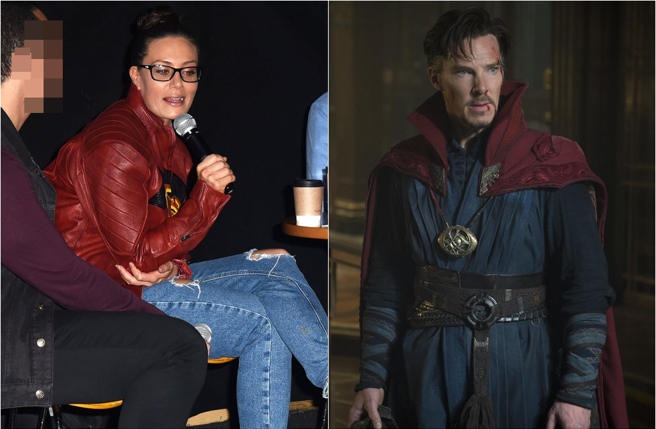 《奇异博士》女星菲蒂安(Zara Phythian)左，遭控与丈夫联手性侵13岁少女，控制她长达3年（右图仅剧照，非当事人）。(达志提供)