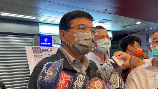 交通部长王国材。（洪靖宜摄）