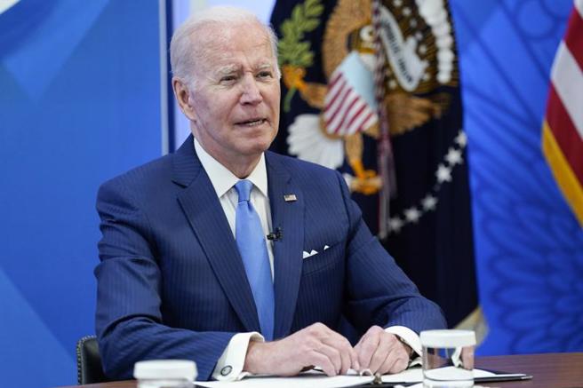 拜登强调，面对俄罗斯的「暴行和侵略」，华府不能袖手旁观。（图／美联社）