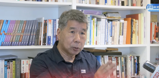 孙文学校总校长张亚中。（取自中时新闻网影片）