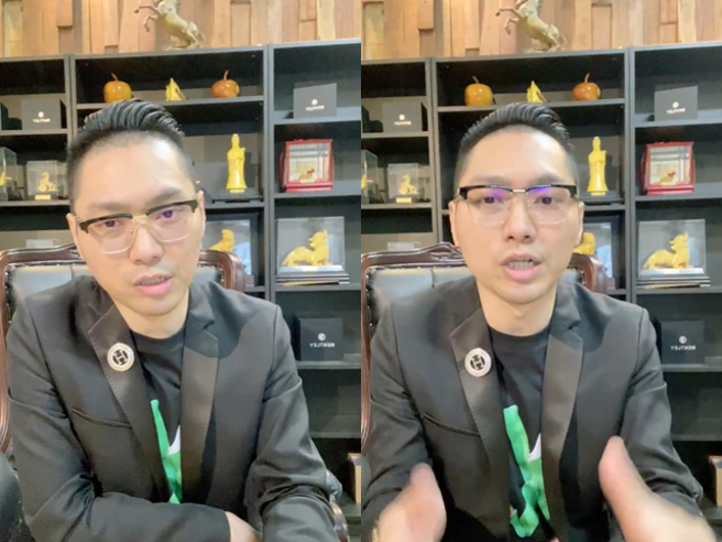 千毅今（30）晚开直播声明，许多大哥都劝他放下，他认同作为公眾人物本该被评论指教，也为自己太衝动道歉，目前确定5月5日的约战取消，此后他也不会再回应此事。(翻摄自脸书)