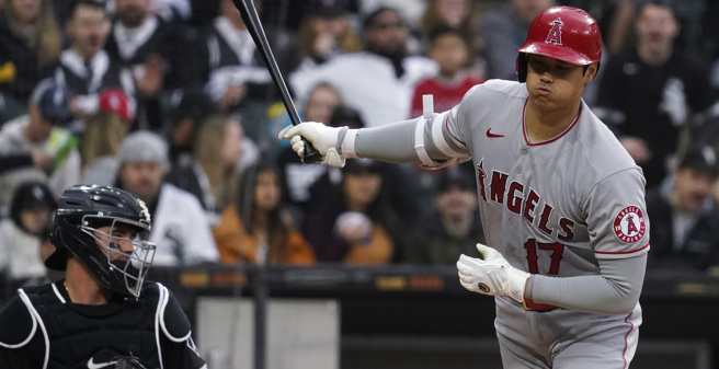 大谷翔平4打数无安打(美联社)