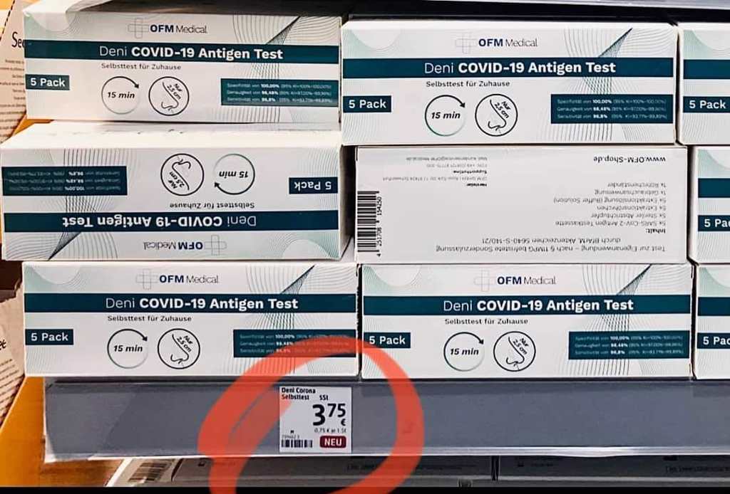 德國30元快篩是假的？ 他PO架上售價證明1歐元買得到 - 生活