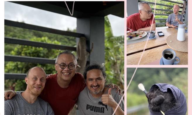 蔺奕》哥伦比亚帅哥当台东导游？！照片来源：作者提供。