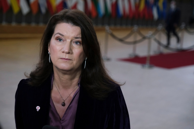 瑞典外长林德（Ann Linde）。(图/达志影像)