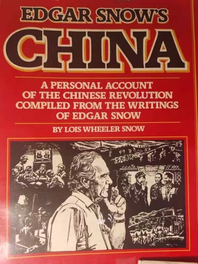 《Edgar Snow's CHINA》一书（图：郭冠英提供）
