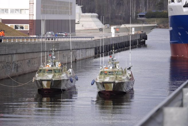 俄罗斯海军的猛禽级高速巡逻艇。(图/Curious)