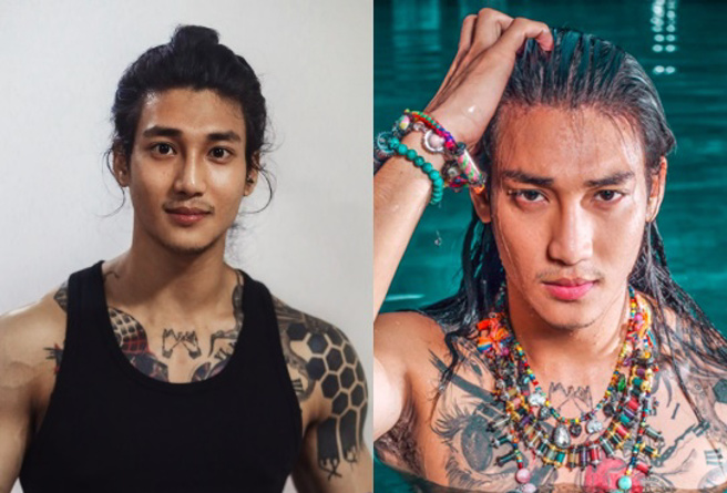 Paing Takhon外型帅气，拥有近190公分身高及八块肌精壮身材。（图／取自Paing Takhon脸书）