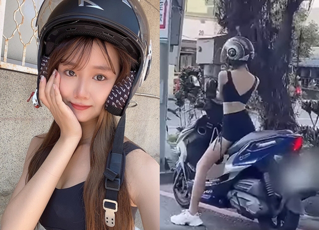 日前有名热裤妹在「街头狂扭」被拍下引发网友暴动，她也出现在脸书社团答谢喜欢她的网友。（翻摄自脸书「海棠Hanna」、爆废公社公开版）