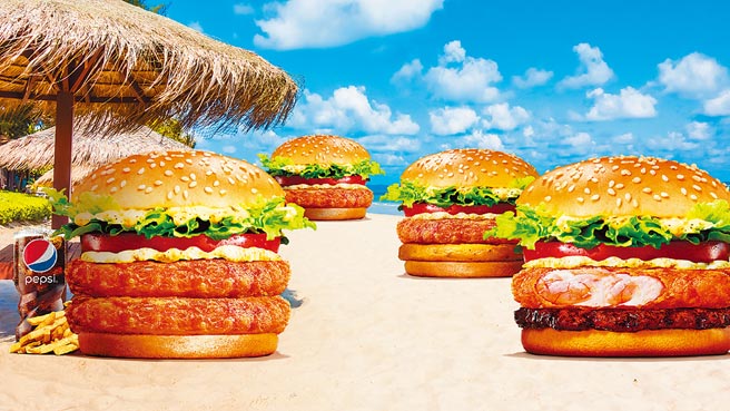 漢堡王「Q彈海老堡」3日回歸，套餐價139元起。（漢堡王提供）