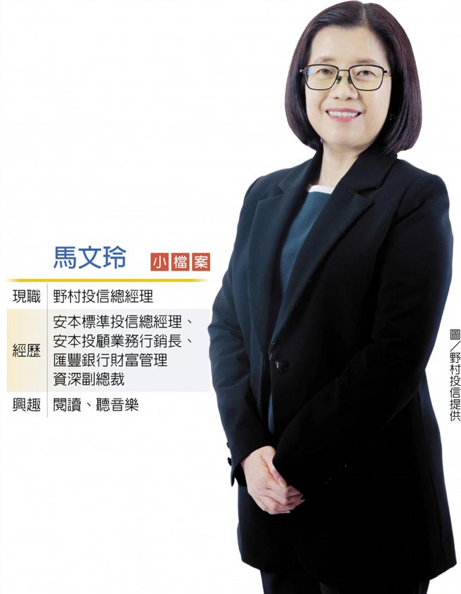 　马文玲
　图／野村投信提供