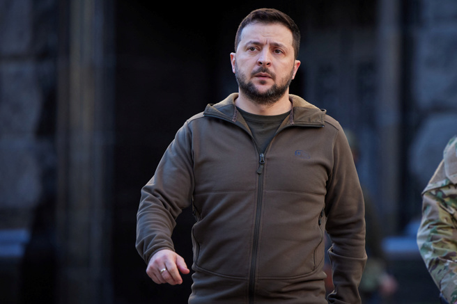 乌克兰总统泽伦斯基（Volodymyr Zelenskiy）。 (图/路透社) 