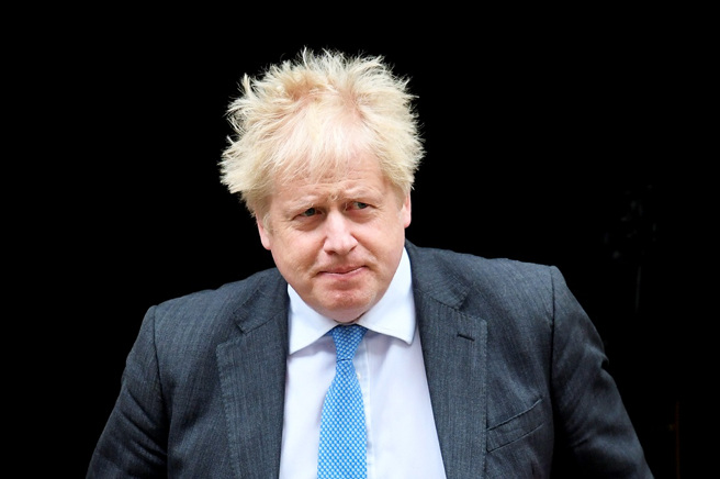 英国首相强生（Boris Johnson）3日将对乌克兰国会发表视讯演说，成为俄罗斯与乌克兰爆发战争以来，首位对乌克兰国会发表演说的外国元首。（资料照／路透社）